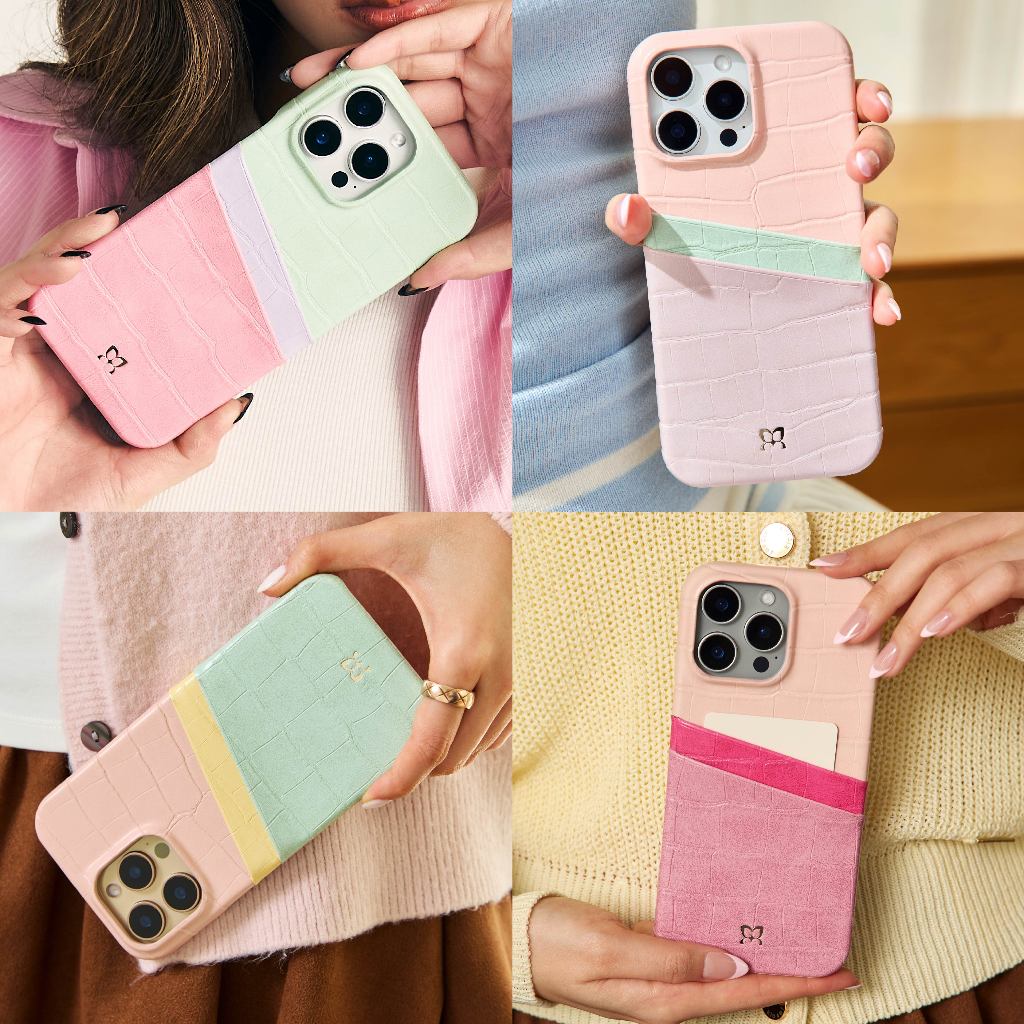 (14 series)MUSE 3Tone Card Holder Phone Case PASTEL
