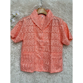 เสื้อลูกไม้ผู้ใหญ่สูงอายุ S M L XL ไซส์ จัมโบ้ LL LLL