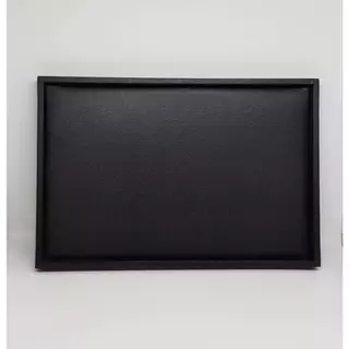 ถาดปูเรียบ ใช้สำหรับวาง หรือโชว์สินค้า หนัง PVC ทั้งใบ สีดำ