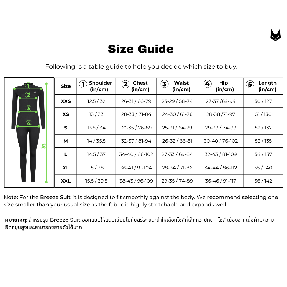 [DarkCat] Bodysuit 2EASY – Purr Beat | UPF50+ กันแดด | ซิปหน้า–หลัง | แห้งไว ใส่ได้ทั้งบกและน้ำ - รูปที่ 4