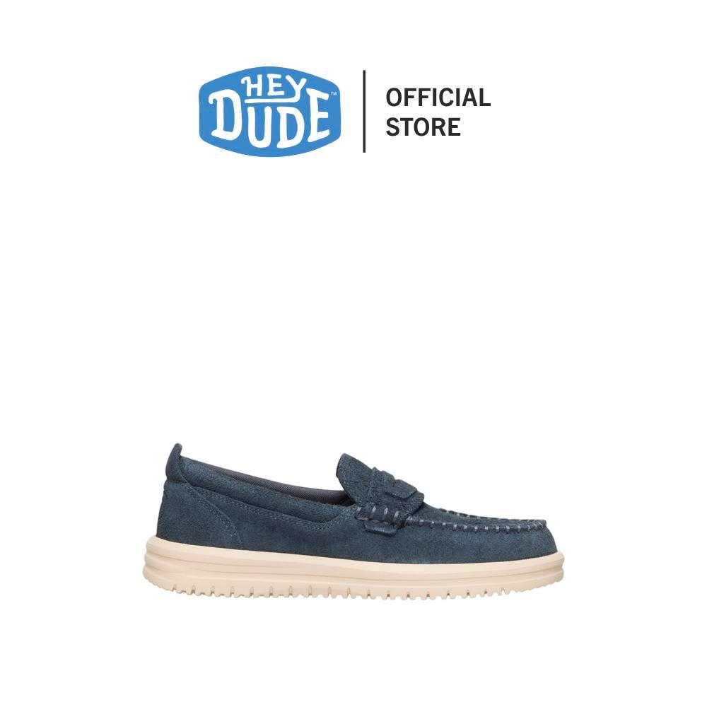 HEYDUDE รองเท้าลำลองผู้ชาย WALLY NXT LOAFER รุ่น 43773-0OH - BLACK/WOOD ASH