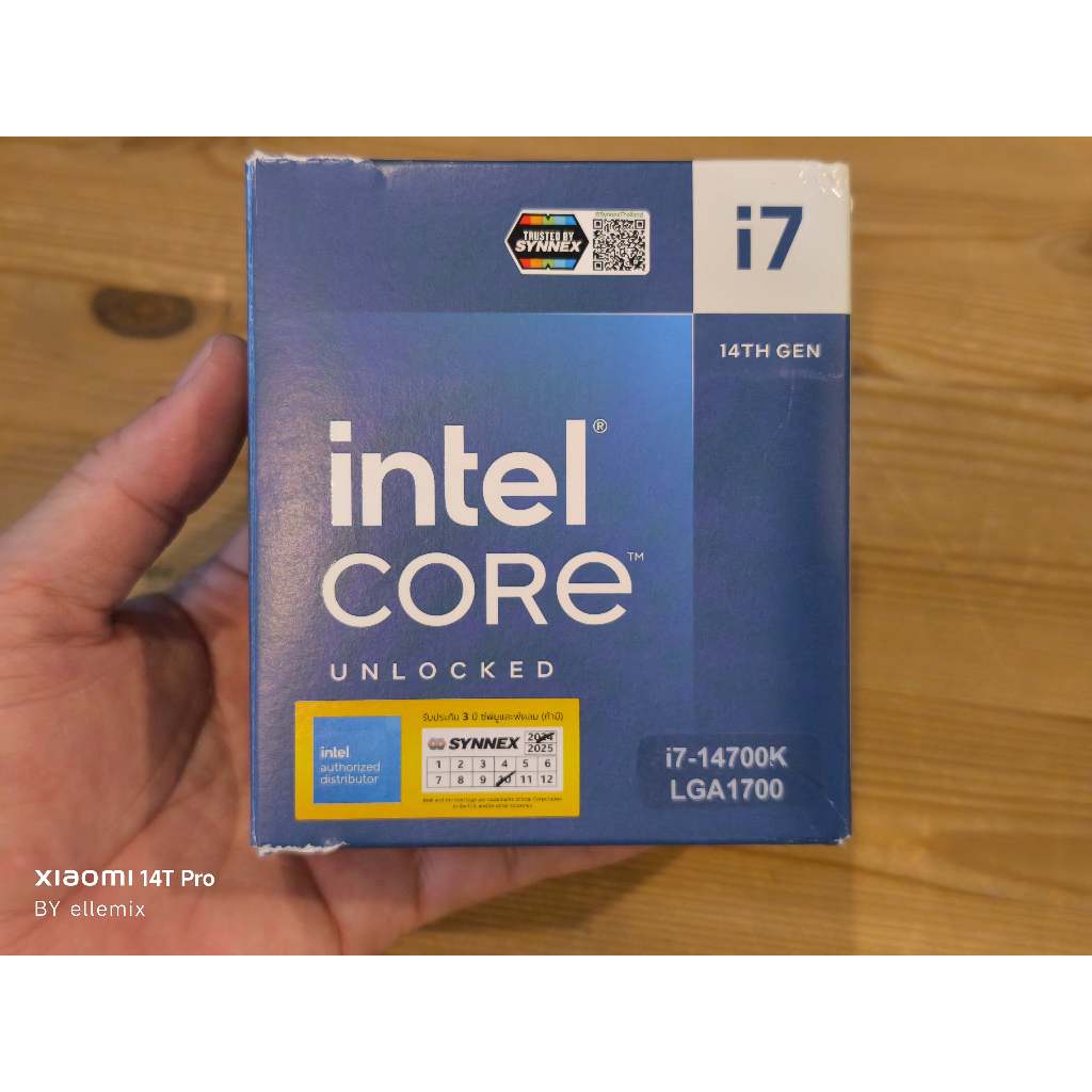 CPU (ซีพียู) INTEL CORE I7-14700K (LGA 1700) มือสอง ประกันศูนย์ไทย