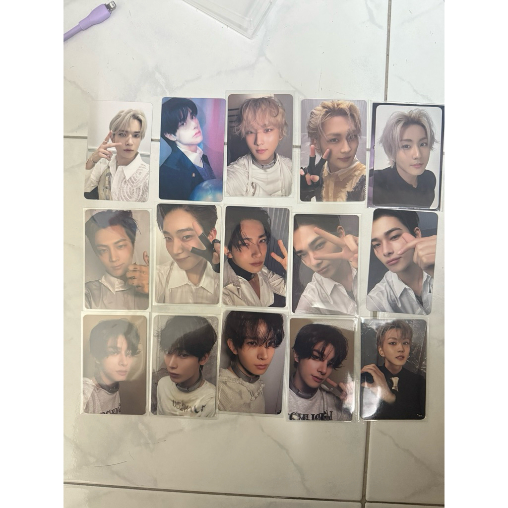 ENHYPEN การ์ด เอนไฮเพน จองวอน ฮีซึง เจย์ เจค ซอนอู นิกิ vr shopee unleash desire yzy shopee cafe jun