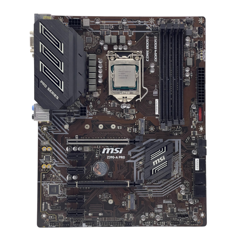 Intel Core i5 9600KF พร้อมบอร์ด MSI Z390-A PRO มือสอง ประกัน 90 วัน