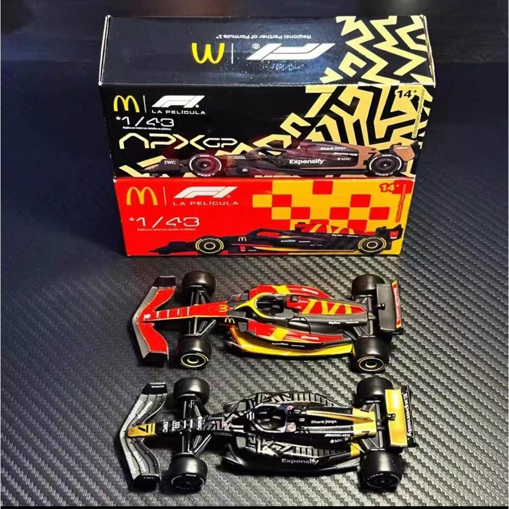 F1 x McDonald's ที่ผลิตร่วมกับทีม APX ในลาตินอเมริกา รุ่น 1:43