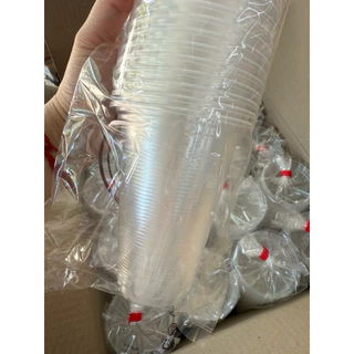 🥤 ขายเซตละ 6 แถว (รวม 300 ใบ) แก้วลอนใส ตรากุ้ง 12 Oz. ปาก 85