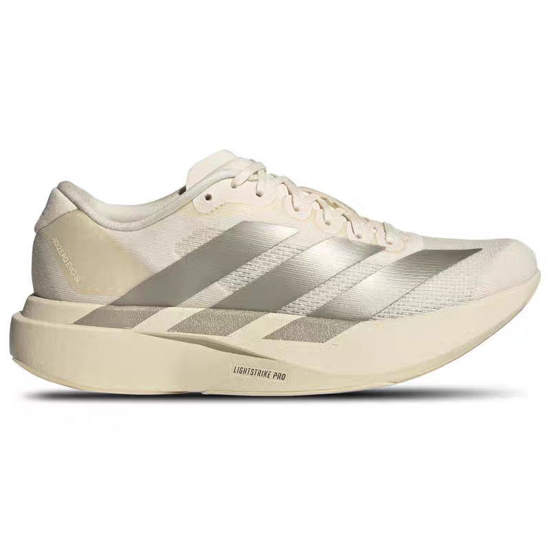 Adidas Cream White Adizero Evo JR5841 รองเท้าวิ่ง รองเท้าผ้าใบ