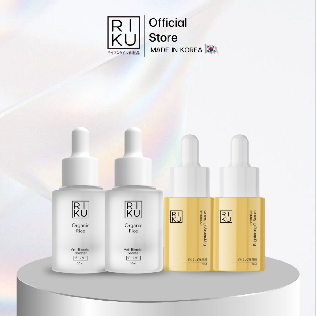 RIKU BLEMISH CONTROL บูสเตอร์ข้าวเกาหลี + วิตซีเบอร์รี่เกาหลี