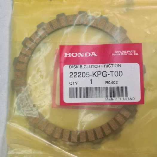แผ่นผ้าคลัทช์ B/HONDA/ZN125