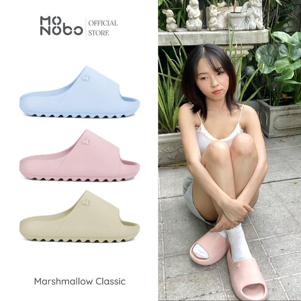 MONOBO รุ่น Marshmallow Classic (NEW) รองเท้าแตะแบบสวมแฟชั่น ของแท้ 100%