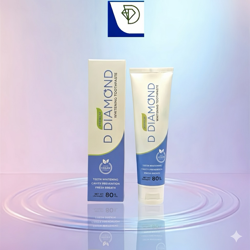 ยาสีฟัน ดีไดมอนด์ D Diamond toothpaste สูตรพรีเมียม 80 กรัม