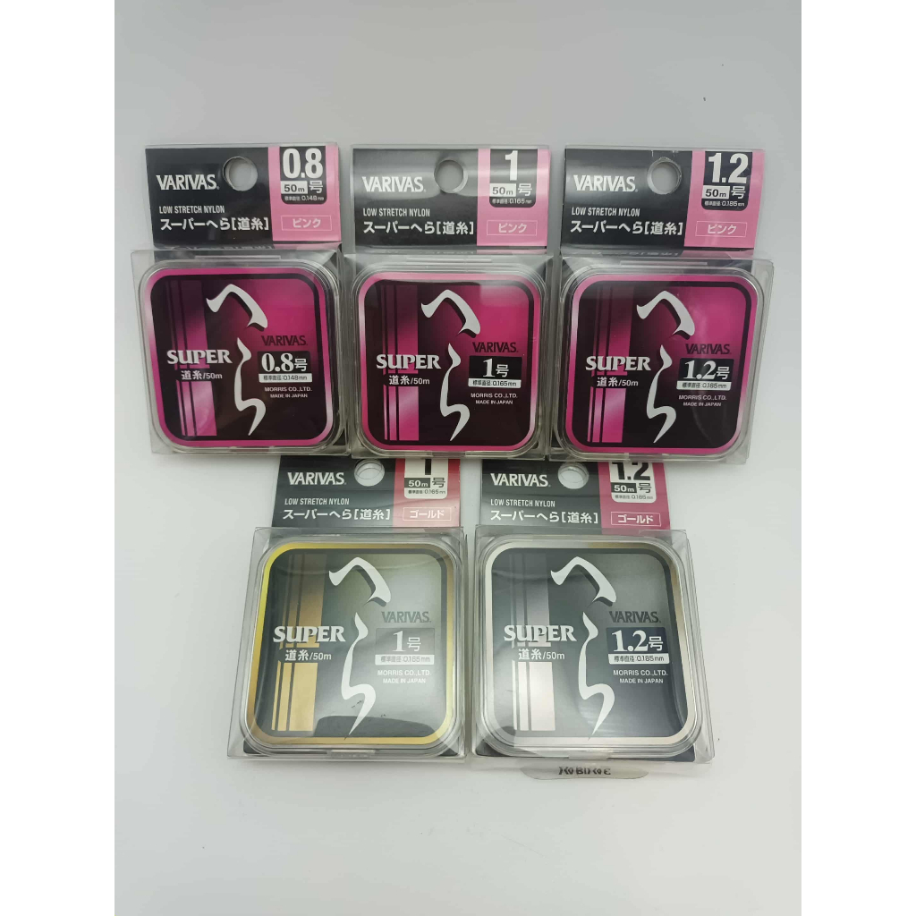 VARIVAS Super Hera Michi-ito Nylon / สายเอ็นตกกุ้ง ตกปลา งานJDM