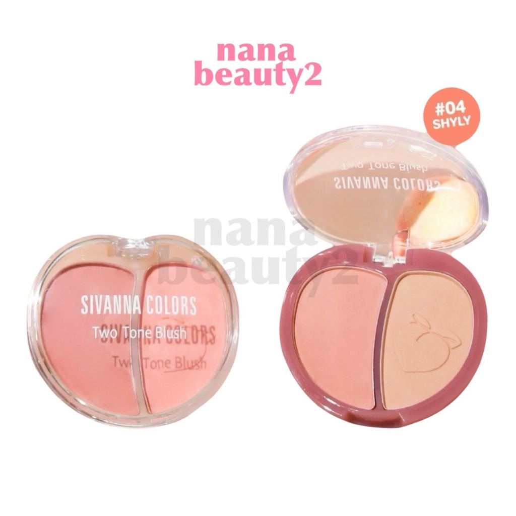 HF573 สวีท พืช ทู -โทน บลัช บลัชออน ซีเวนน่า คัลเลอร์ส SIVANNA COLORS SWEET PEACH TWO-TONE BLUSH