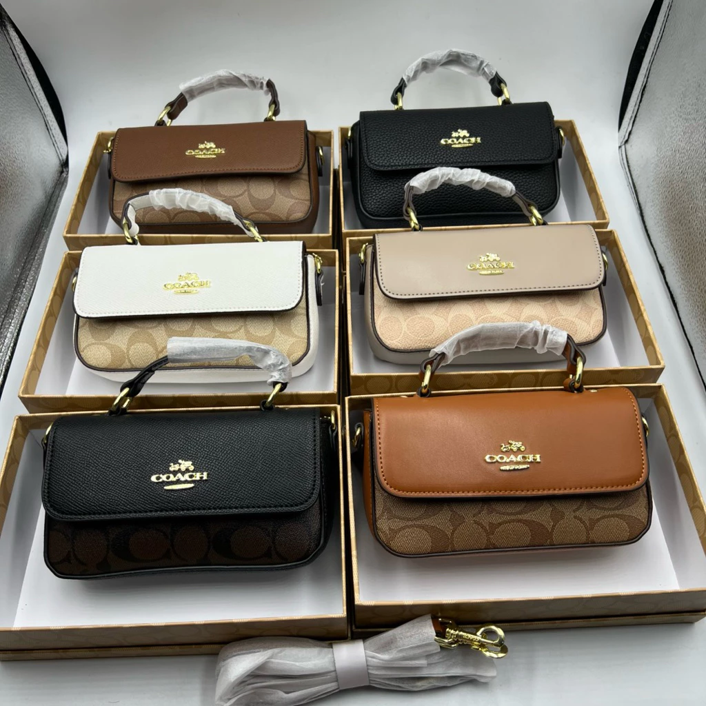 มาใหม่ กระเป๋าสะพายข้าง กระเป๋าถือใบเล็กขนาด 7.5 นิ้วสวยน่ารักสามารถใส่โทรศัพท์ได้งานสวยพร้อมกล่อง