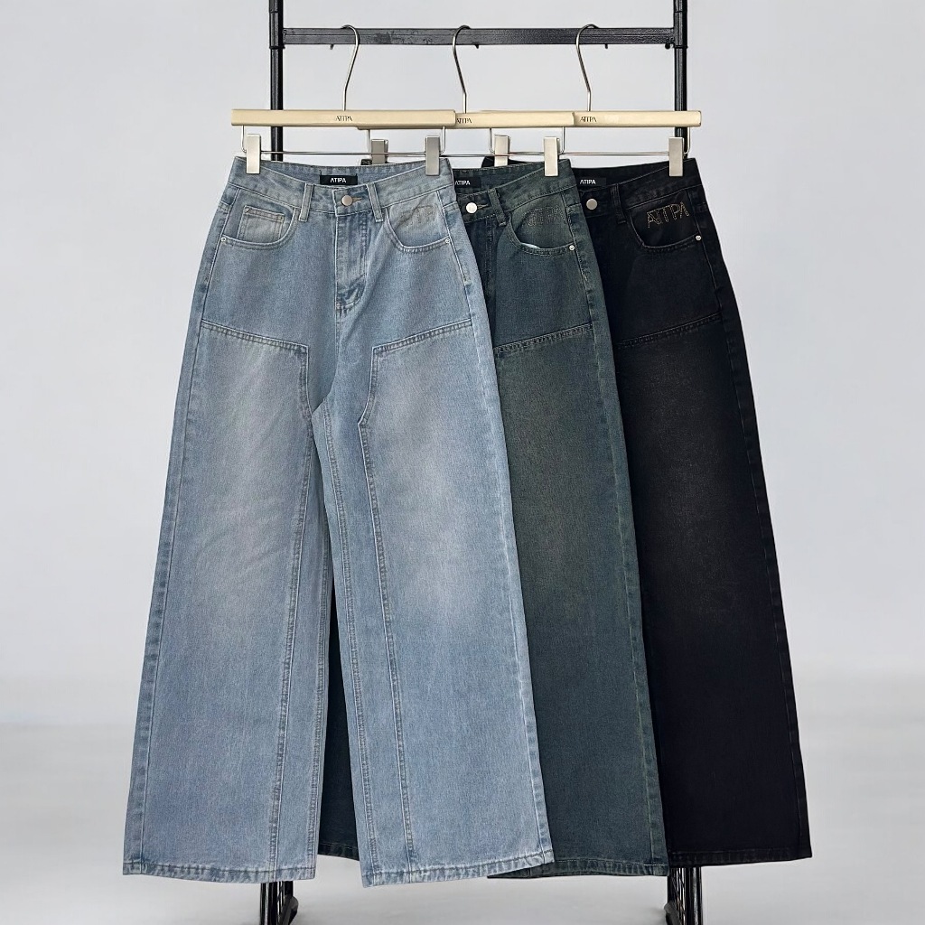 Atipashop - FORMA ATP STRAIGHT JEANS กางเกงยีนส์ ขายาว ทรงกระบอกกลาง