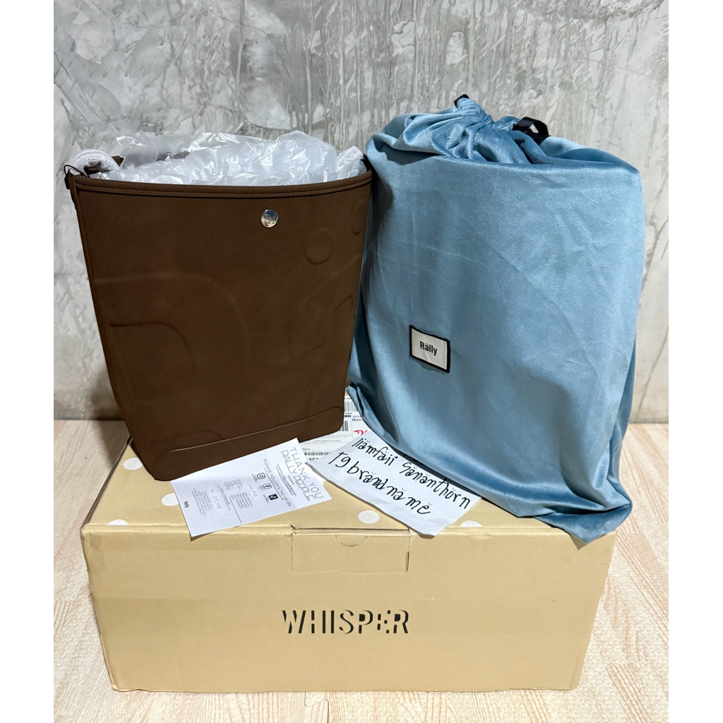 Used‼️RM Bag Whisper🤎Wood ของแท้💯% จากShop อปก.ครบ