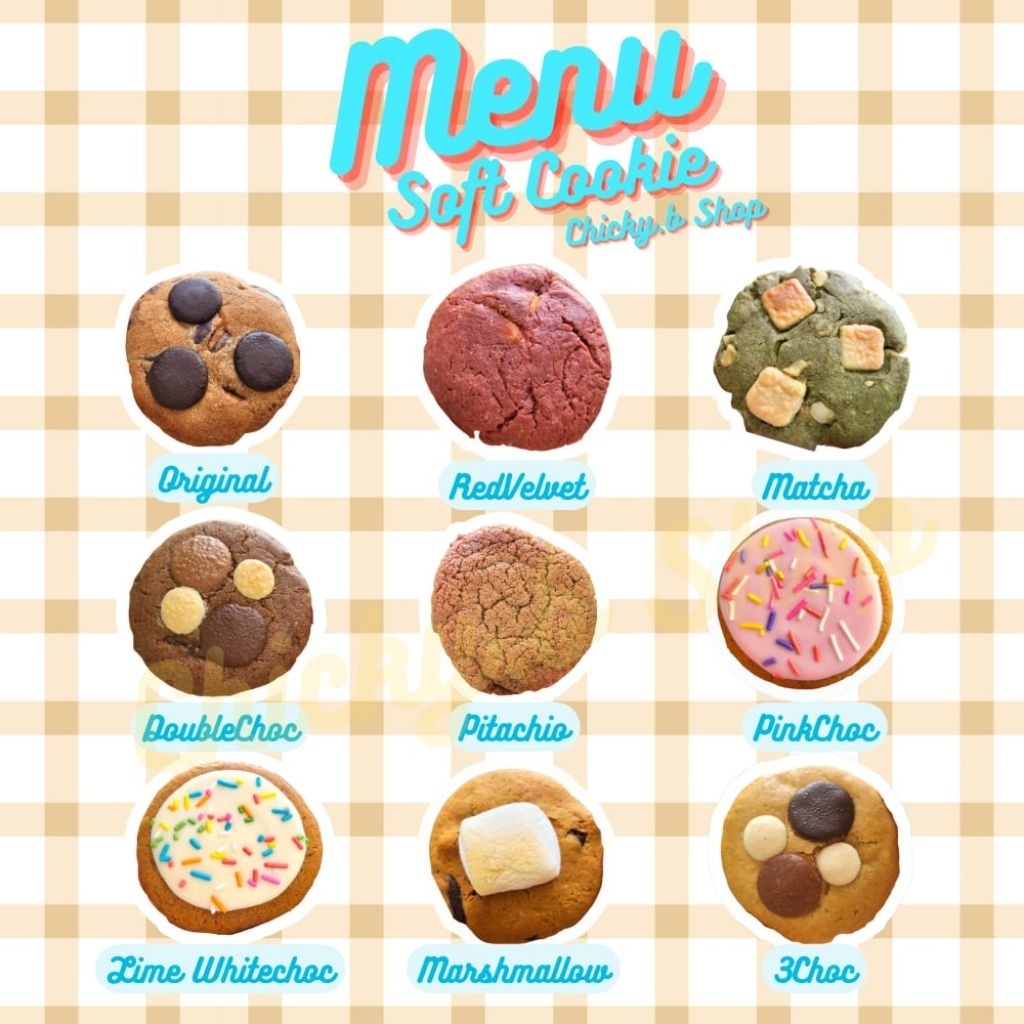 [จัดส่ง 1-4 วัน]  Soft Cookie   ซอฟคุ๊กกี้ ไส้แน่น