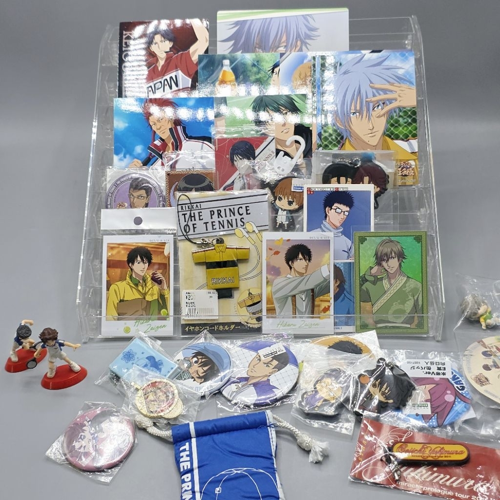 (พร้อมส่ง/แท้✅️) ของสะสม prince of tennis เอจิเซ็น เรียวมะ Ryoma Echizen ปริ้น ออฟ เทนนิส เข็มกลัด พวงกุญแจ anime
