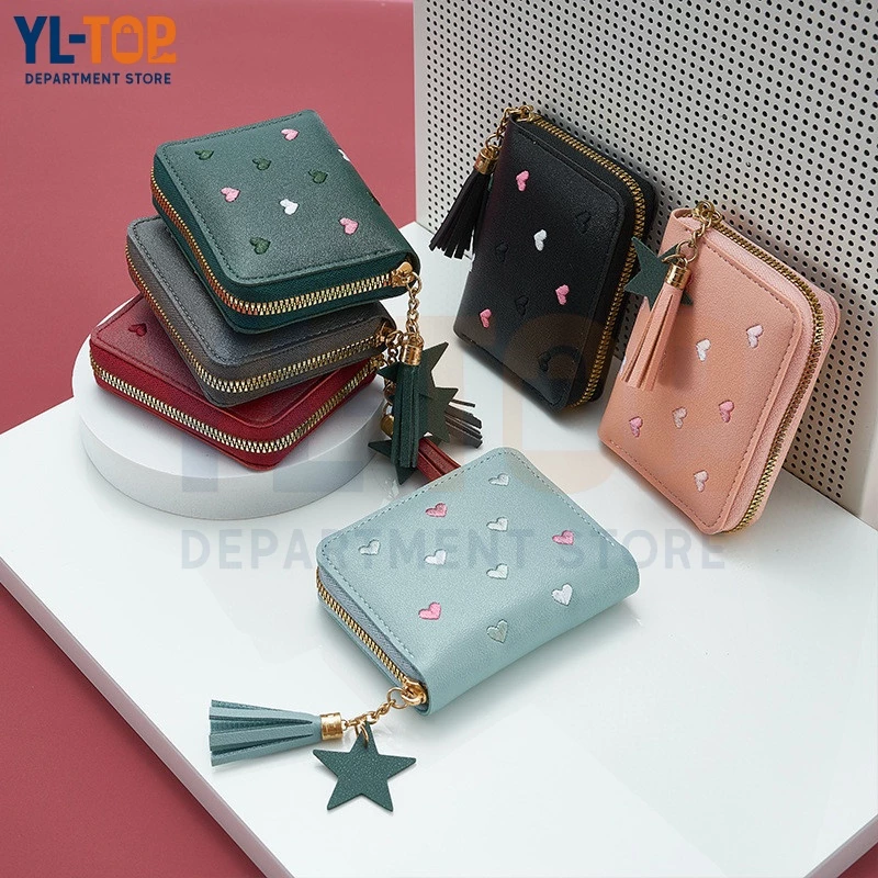 กระเป๋าสตางค์ใบสั้น Forever Young (พร้อมส่ง) - สำหรับผู้หญิง - ใส่เงินบัตรง่าย สไตล์สมัย G2916