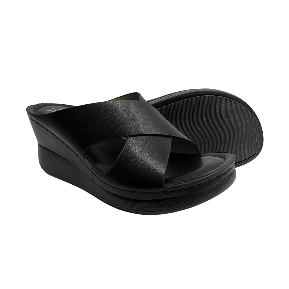 D'ARTE รองเท้าแตะแบบสวม รองเท้าแตะเสริมส้น รุ่น D76-25720