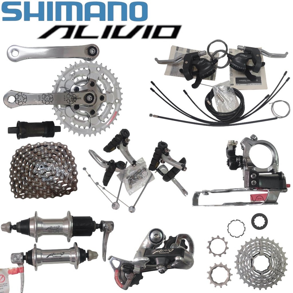 ชุดขับเคลื่อน Shimano Alivio MC12  | 3x7 สปีด (NOS) | ยกชุด | Vintage (n)