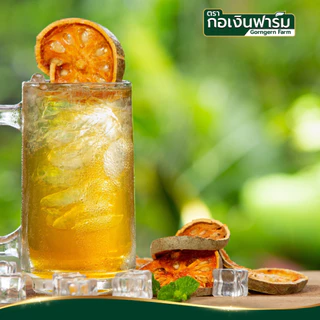 เครื่องดื่มมะตูมผงสำเร็จรูป ( Beverage Bael Fruit Powder ) ตรา กอเงินฟาร์ม ขนาด 150 กรัม ชงดื่ม