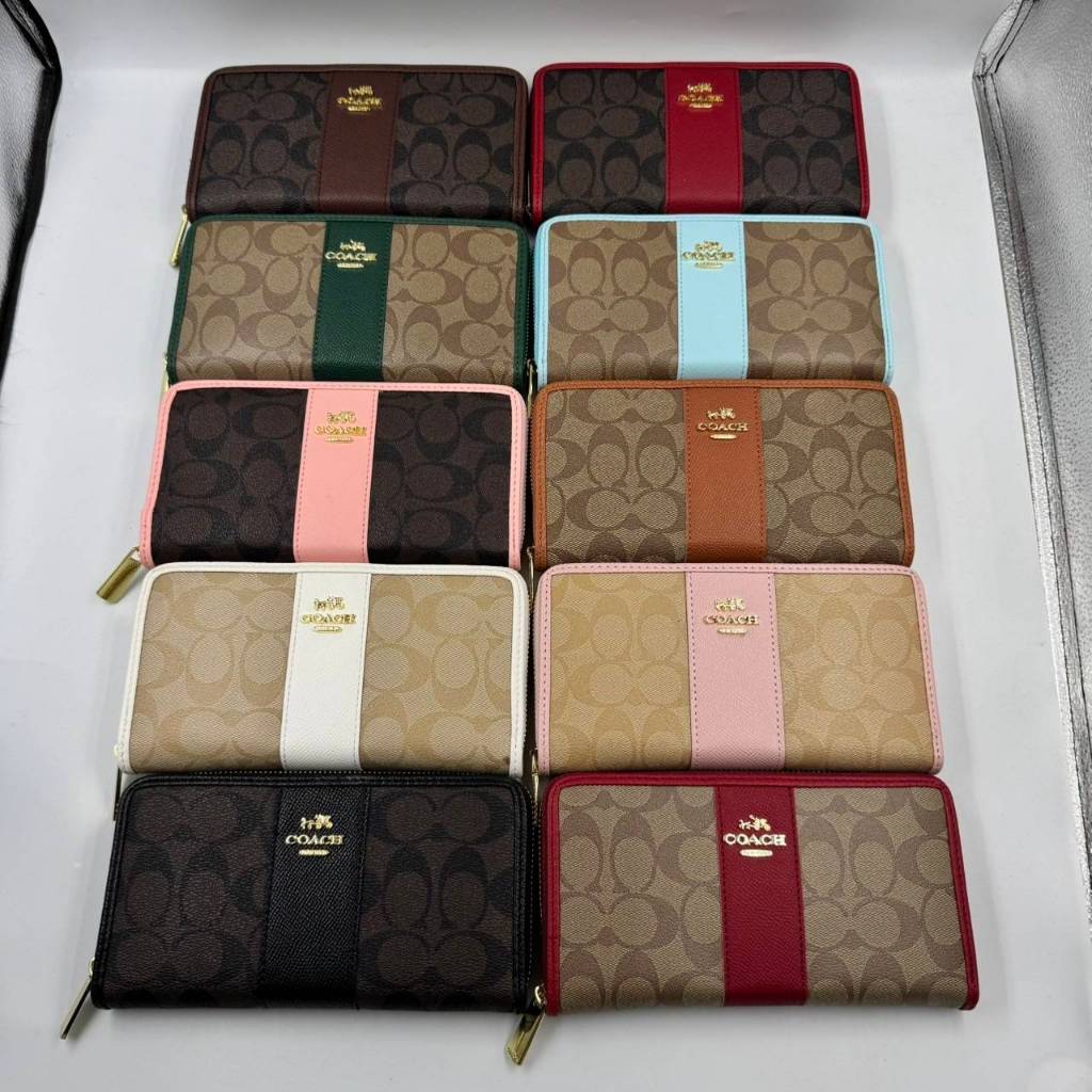 กระเป๋าสตางค์ ผู้หญืงซิปรอบ ขนาด 7.5 นิ้ว สินค้าพร้อมส่ง