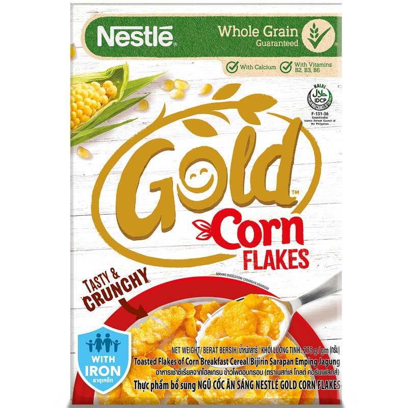 NESTLE เนสท์เล่อาหารเช้าคอร์นเฟลกส์ 275กรัม [4800361005500]