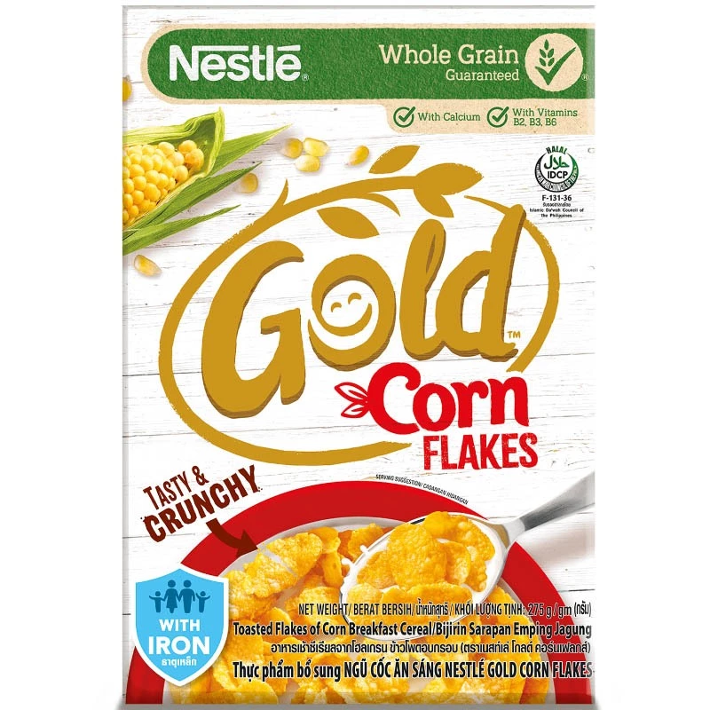 NESTLE เนสท์เล่อาหารเช้าคอร์นเฟลกส์ 275กรัม [4800361005500]