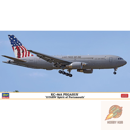 พลาสติกโมเดลประกอบ HASEGAWA KC-46A Pegasus "157 ARW Spirit of Portsmouth" สเกล 1/200 No.10865
