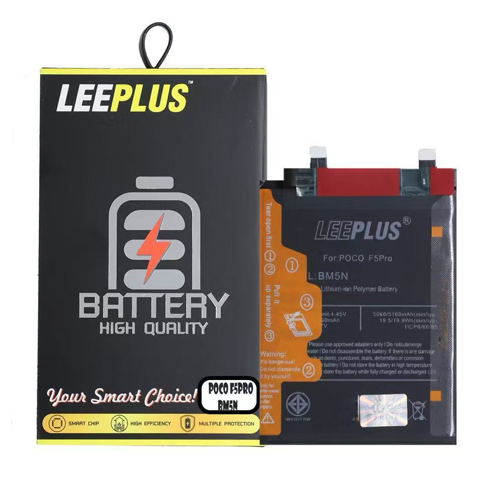 แบตเตอรี่ ใช้สำหรับ LEEPLUS รุ่น Xiaomi Poco F5 PRO / Redmi K60 ( BM5N ) Battery Model BM5Nมี มอก.รั