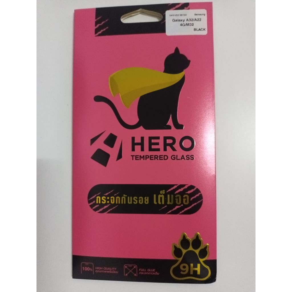 Hero Samsung A32/A22 4G/M32 ฟิล์มกระจกเต็มจอ