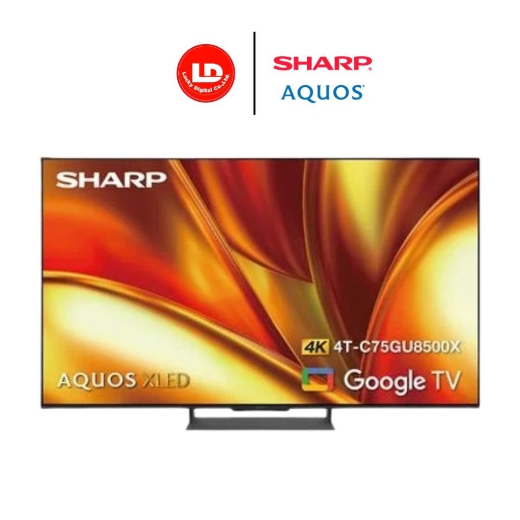 SHARP TV 75" 4T-C75GU8500X LED TV GOOGLE TV 4K