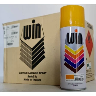 WIN aerosol Spray (ยกโหล 12 กระป๋อง) สีเปรย์ อเนกประสงค์ วิน ขนาดบรรจุ 400 ซีซี.