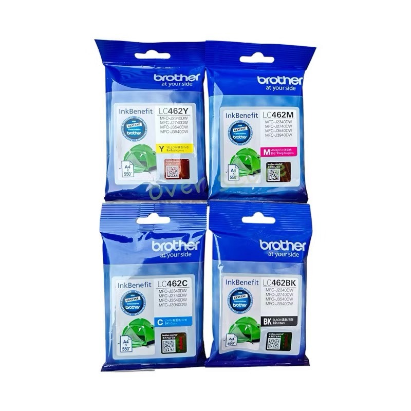 Brother LC-462 Bk C M Y หมึกพิมพ์ ของแท้ 100%