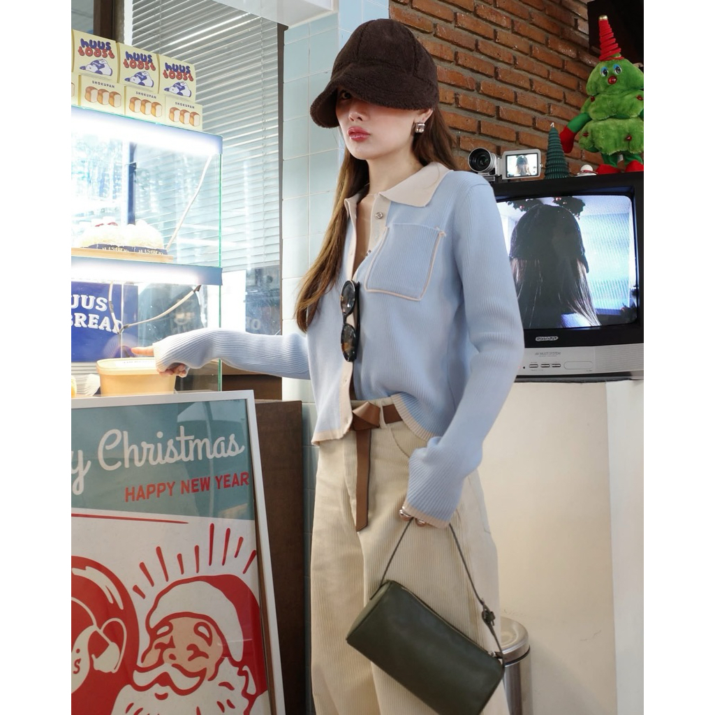 Loonnystore คาร์ดิเเกน รุ่น Yejin Cardigan