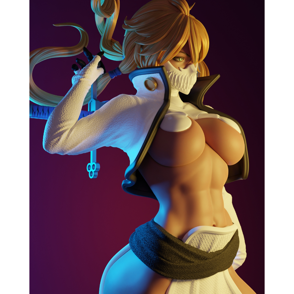 Tear Halibel - Bleach โมเดลการ์ตูน ฟิกเกอร์ Resin 3D Printing Model 1/8–1/6 [โมเดลเรซิ่นไม่ทำสี]