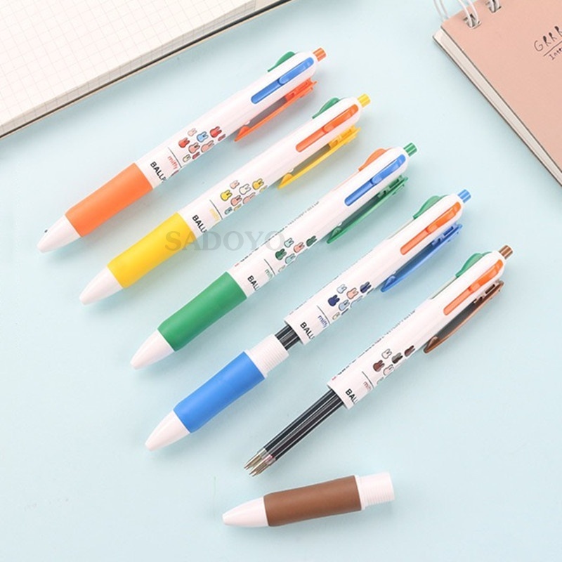 ของแท้ M&G ปากกาลูกลื่นแบบกด ลาย miffy 0.5 มม.MF-1006 4 สี สีดำ/ แดง/ น้ำเงิน/ เขียว #เครื่องเขียน #School #office ราคา ถูกที่สุด ดีลบีเคเค แกลเลอรีภาพที่ 7