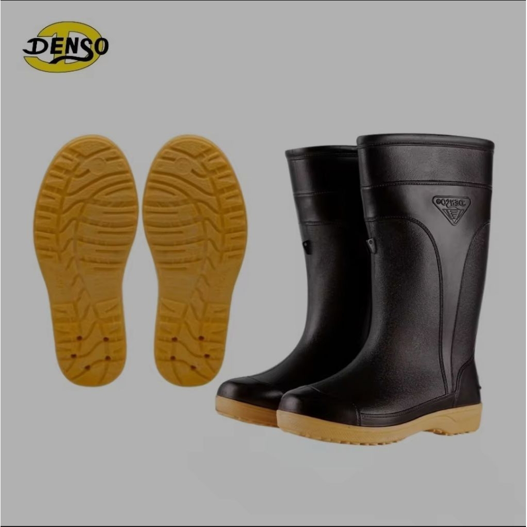 บูทโดนโซ่ 111B สูง12 นิ้ว บูทดำยางพารา Denso นุ่ม เบา ใส่สบาย รูปที่ 4