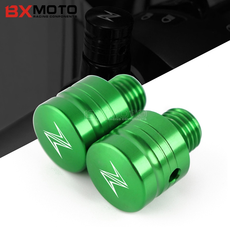 สกรูตกแต่งรูกระจกมองหลังดัดแปลงเหมาะสำหรับ KAWASAKI Z1000 z900 Z800 z650 Z400 Z400