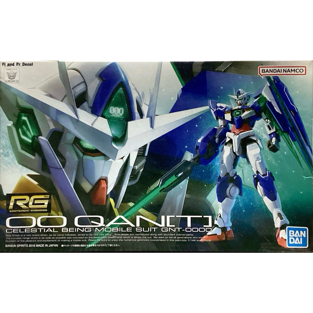 Rg 1/144 OO Qan[T] แถม Water Decal