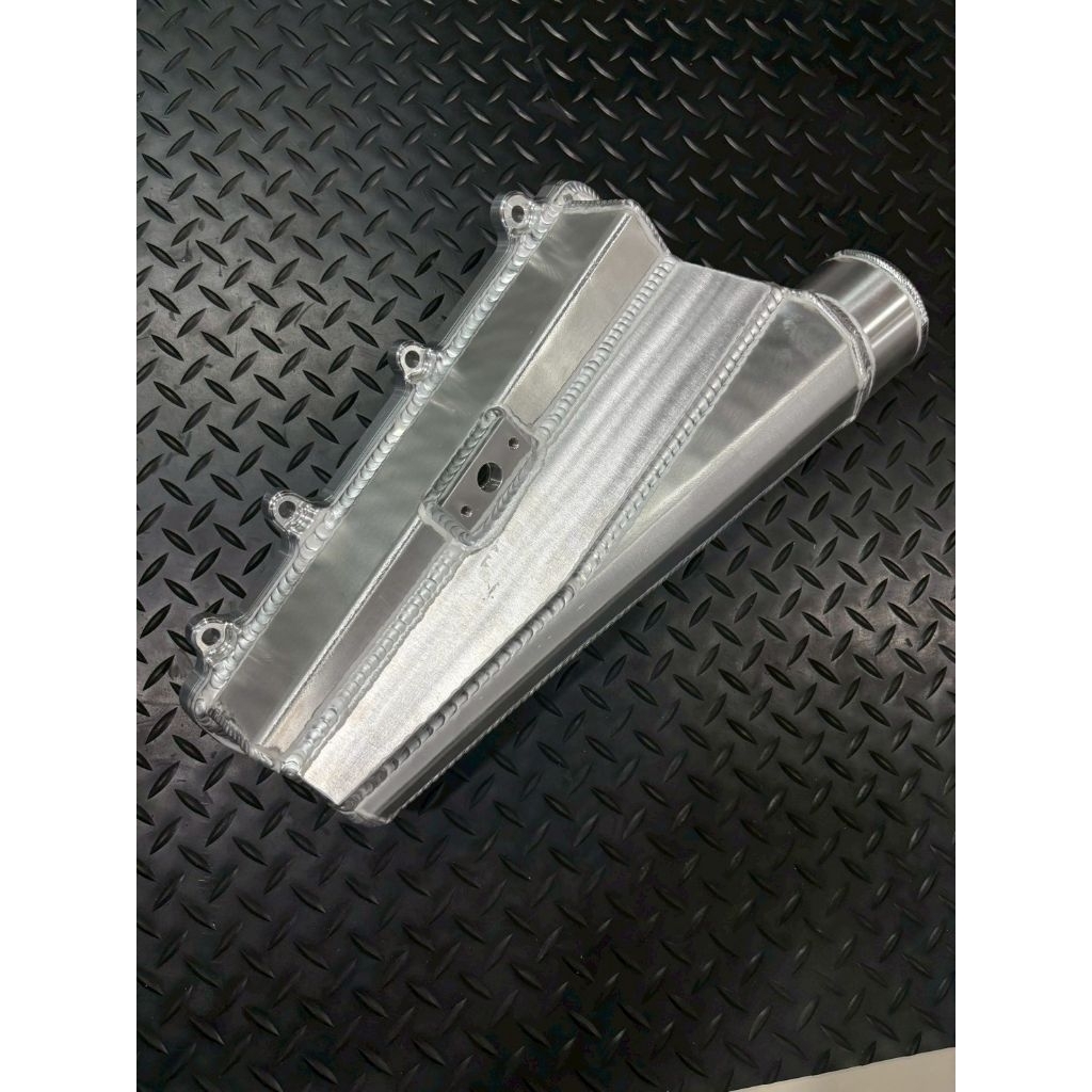 ท่อร่วมไอดีพร้อมหน้าแปลน​ CNC 1.9