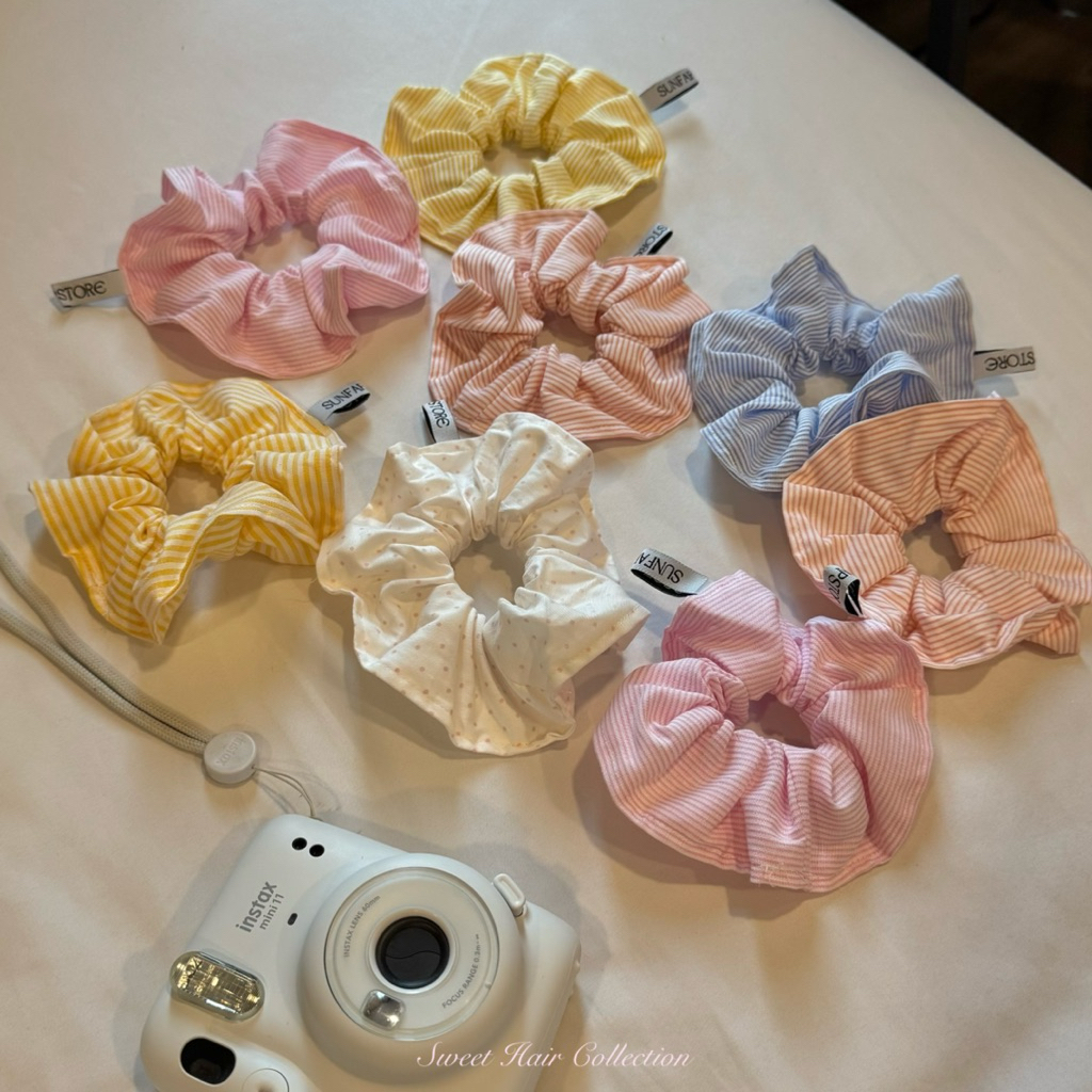 Sweet pastel ยางรัดผมสุดน่ารัก (สุ่มสี)