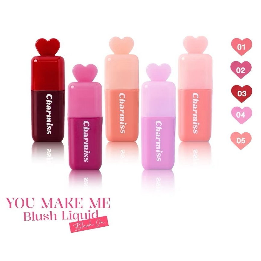 Charmiss You Make Me Blush Liquid Blush On 3.5 g บลัชน้ำมินิฮาร์ท