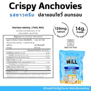 [ ส่งฟรี 18 ห่อ เลือกรสได้ 🔥 ] ปลาอบกรอบ ผลิตจากเนื้อปลาแท้ 100% ปลากรอบ ขนมสุขภาพ ไม่มีผงชูรส 🔥 คริสปี้วิลล์