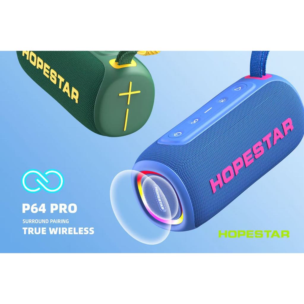 Hopestar P64PRO ลำโพงบลูทูธ 60W ลำโพง2 ดอก พร้อมไฟ RGB แบบพกพา รุ่นใหม่2025 ไร้สาย ราคา ถูกที่สุด ดีลบีเคเค แกลเลอรีภาพที่ 6