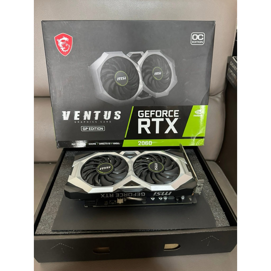 RTX2060/6GB MSI VENTUS GP (OC/D6) เทส3dmark ผ่าน Furmark ผ่าน พอร์ตติดครบ สภาพสวย