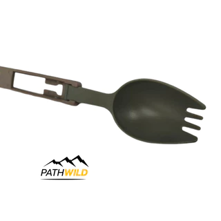 PATHWILD FOLDING SPORK ช้อน ส้อม พับได้เหมาะสำหรับพกพาเดินป่า วิ่งเทรลหรือกิจกรรมอื่นๆ