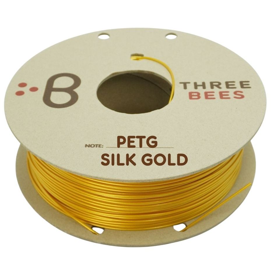 Threebees PETG เส้น 3D Filament Bronze Color ขนาด 1.75 มม.