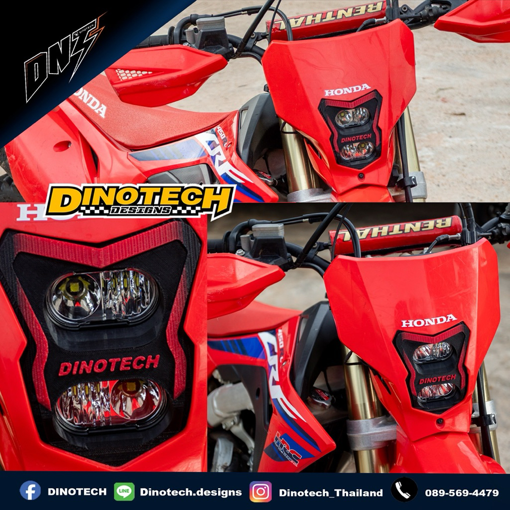 ชุดไฟหน้า LED DINOTECH สำหรับ CRF450RL